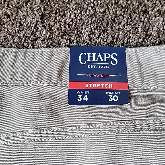 NWT Mens Khaki Pants Beige 34W 30L - Picture 4 of 8